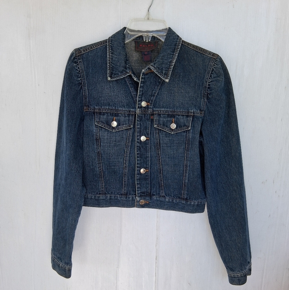 Ralph Lauren Jeans Jacket Boys Size M Blue